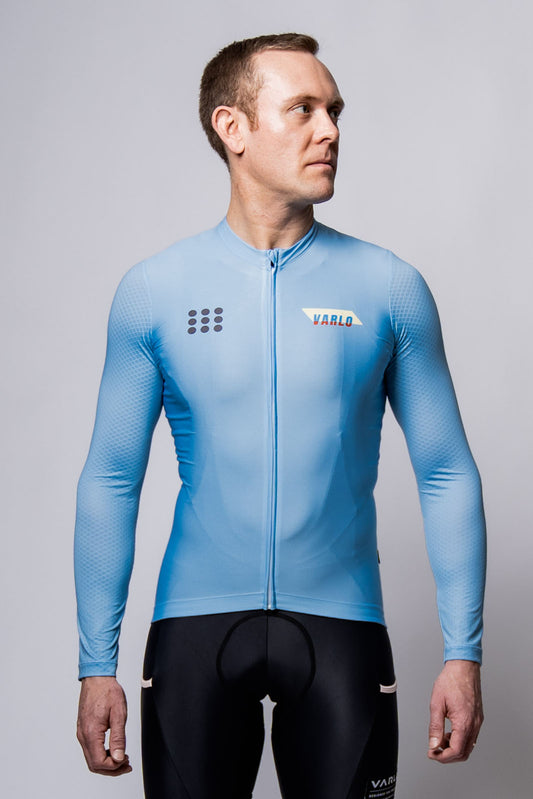 Men's Core LS Stratus Cycling Jersey (Azul)