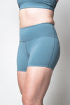 SOHO Women's Full Motion Technical Short 4" (Shell Blue)