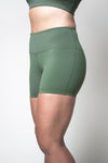 SOHO Women's Full Motion Technical Short 4" (Sage)