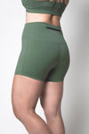 SOHO Women's Full Motion Technical Short 4" (Sage)