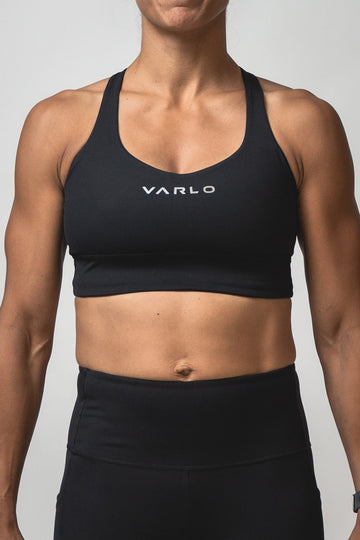SOHO Women's Cross Line Technical Sports Bra (Black) – Varlo Sports