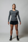 Women's Swift Long Sleeve Tech Shirt (Gray)