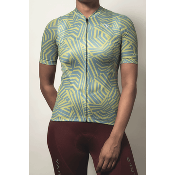 Women's Arora Cycling Jersey (Lime)
